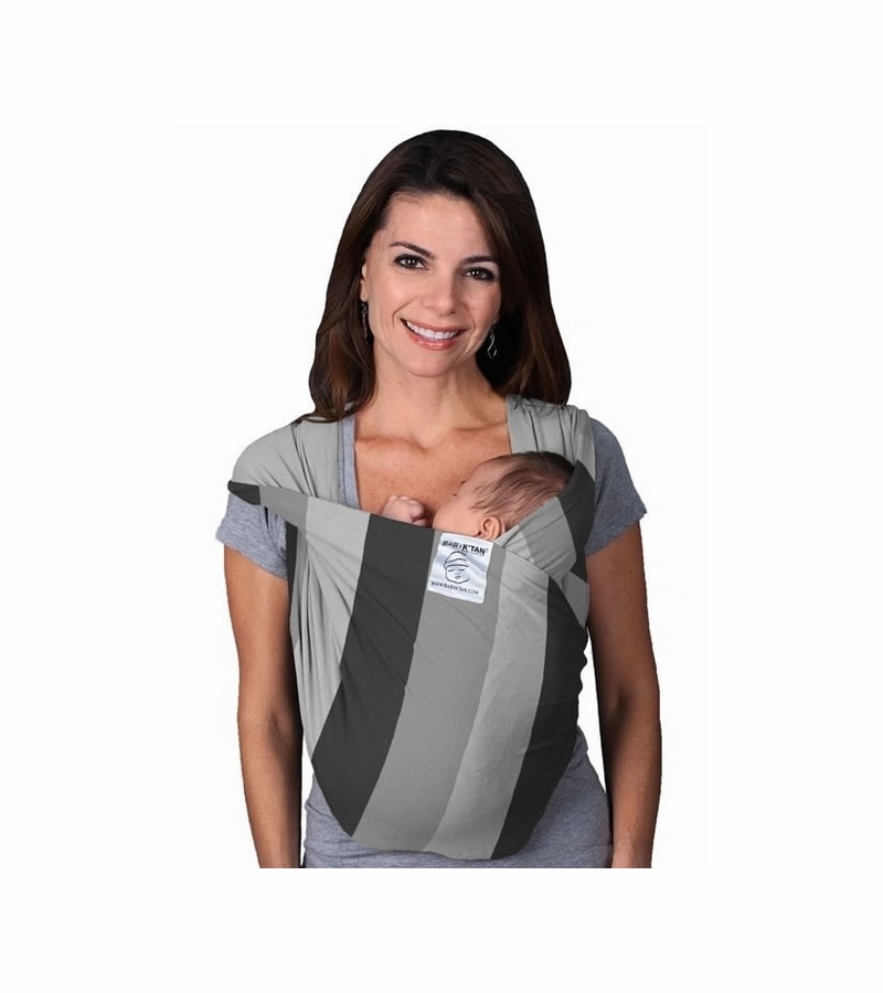Baby K'tan Baby Carrier in Nifty Shades of Gray Medium