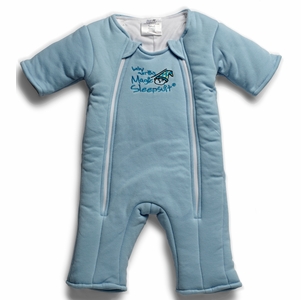 Baby Merlin Magic Sleep Suit, Cotton - 3-6 Months - Blue (Small)