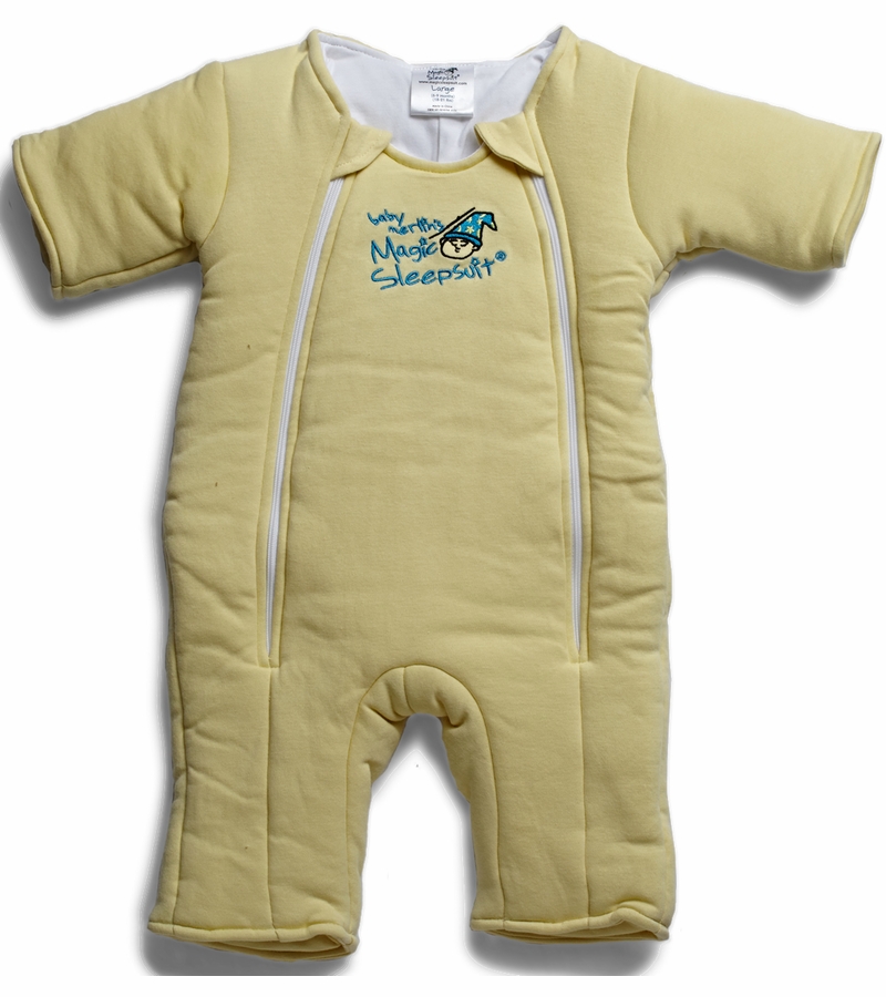 Baby Merlin Magic Sleep Suit, Cotton 69 Months Yellow (Large)