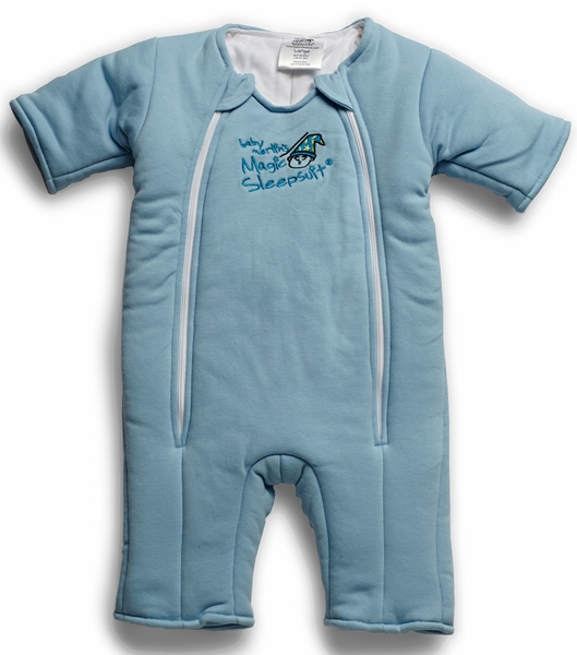 Baby Merlin Magic Sleep Suit, Cotton - 6-9 Months - Blue (Large)