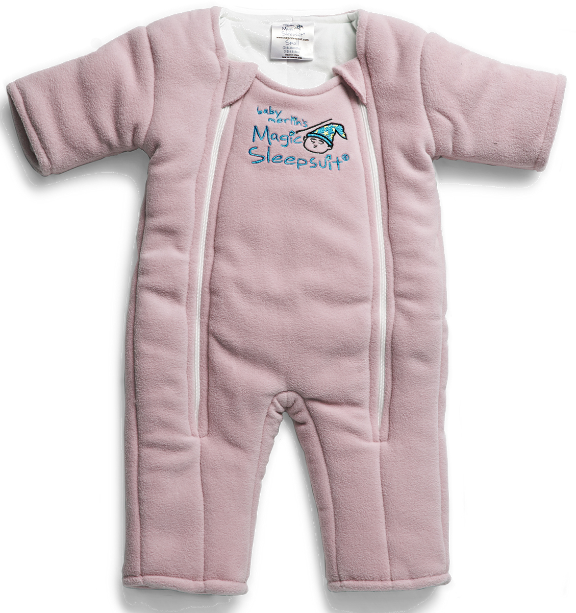 Baby Merlin Magic Sleep Suit, Microfleece 36 Months Pink (Small)