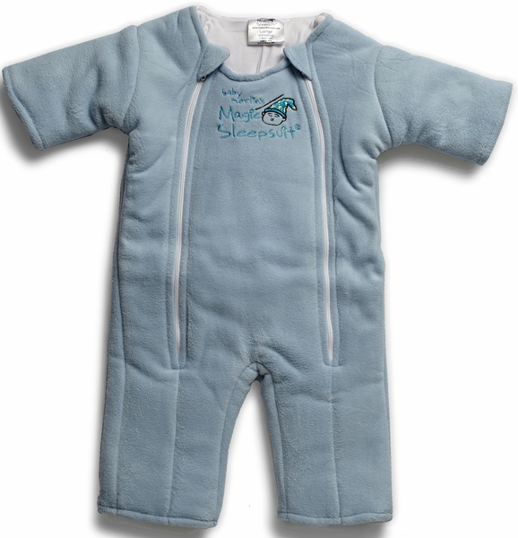 Baby Merlin Magic Sleep Suit, Microfleece - 6-9 Months - Blue (Large)