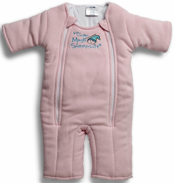 Baby Merlin Magic Sleep Suit, Microfleece - 6-9 Months - Pink (Large)