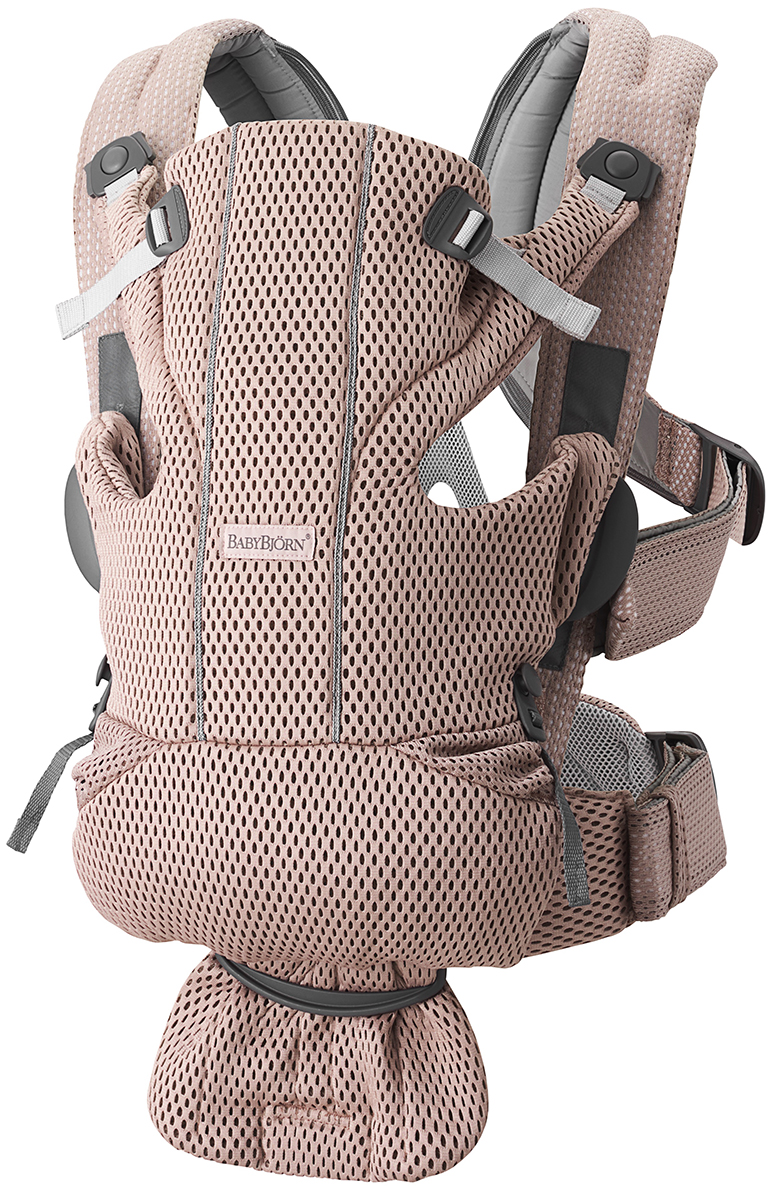 BabyBjrn Baby Carrier Free 3D Mesh, Dusty Pink