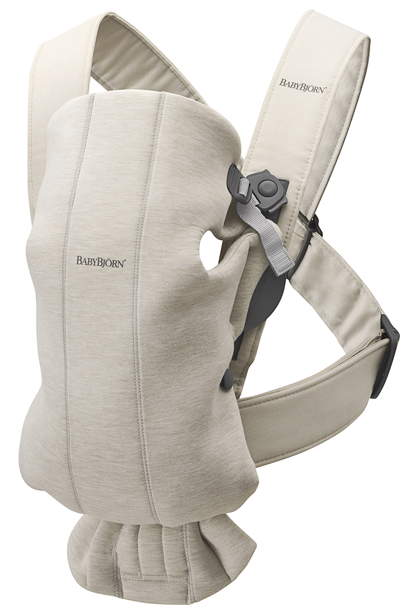 BabyBjrn Baby Carrier Mini 3D Jersey, Light Beige