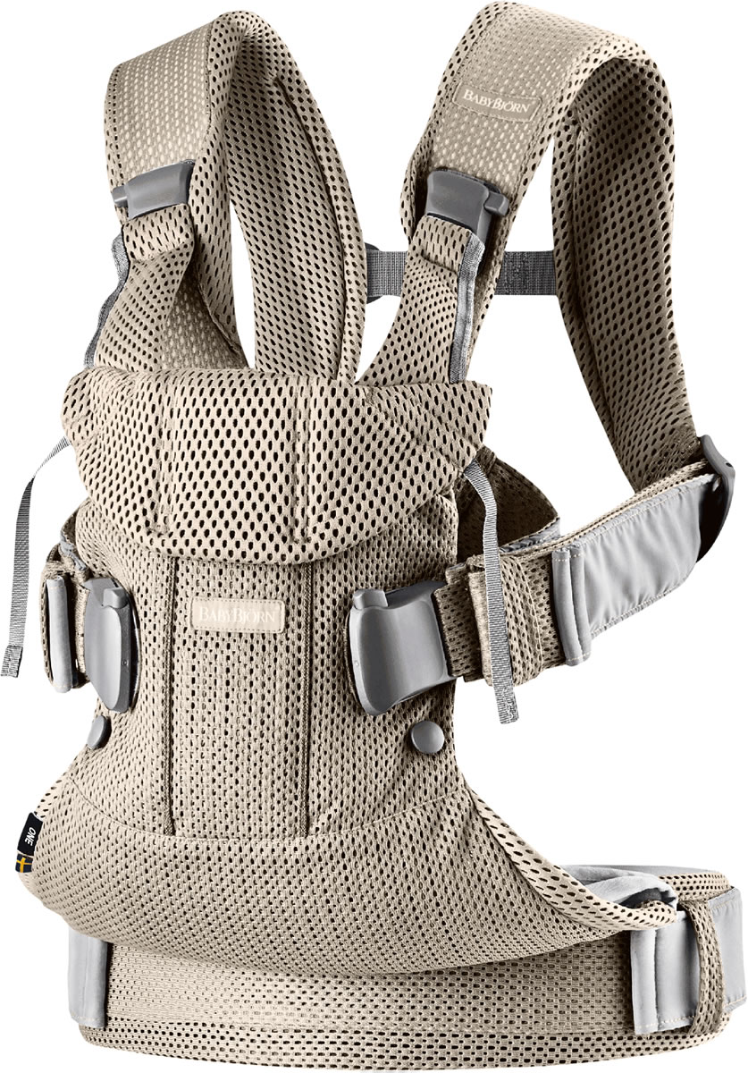 BabyBjrn Baby Carrier One Air 3D Mesh, Beige Gray