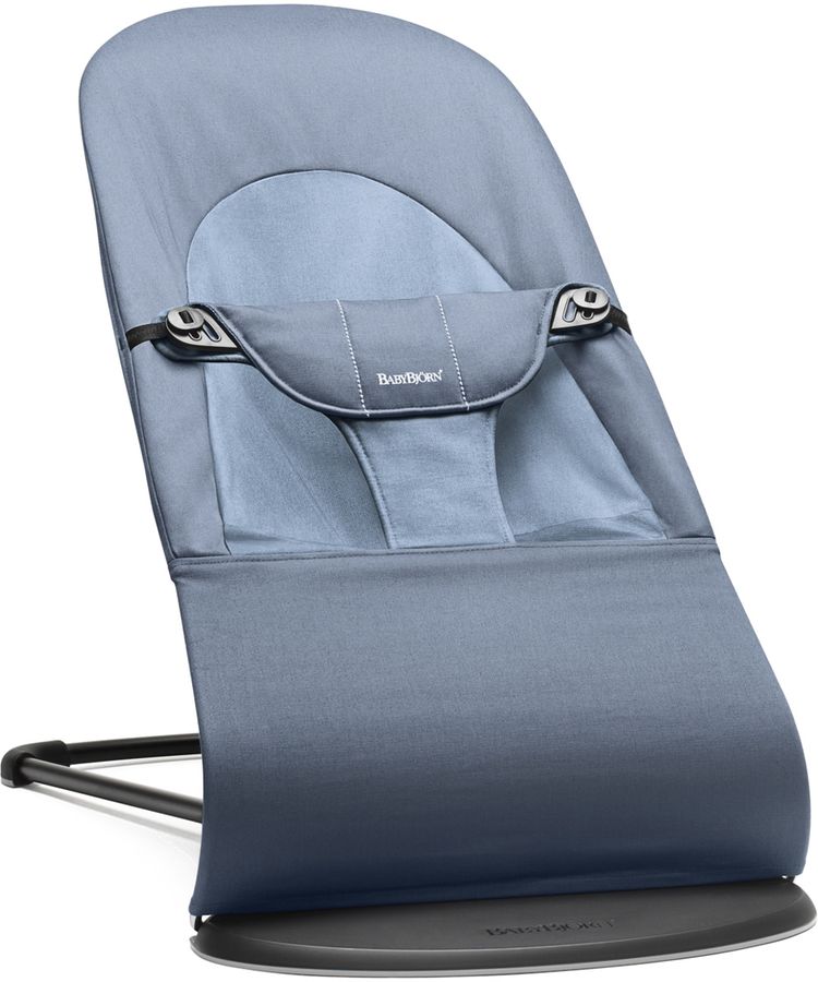 BabyBjorn Bouncer Balance Soft Cotton Fog Blue