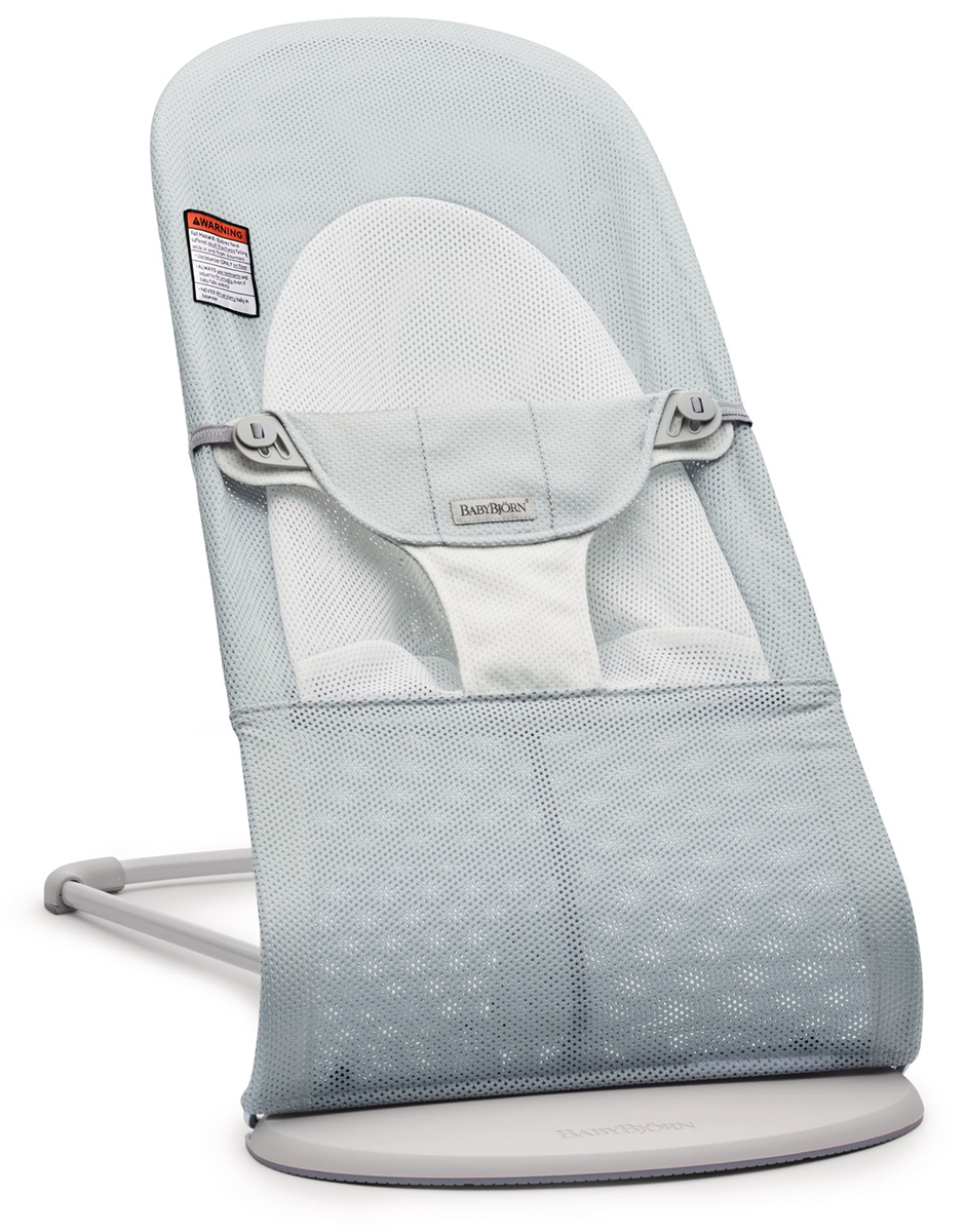 BabyBjrn Bouncer Balance Soft, Light Gray Frame Mesh Silver/Grey
