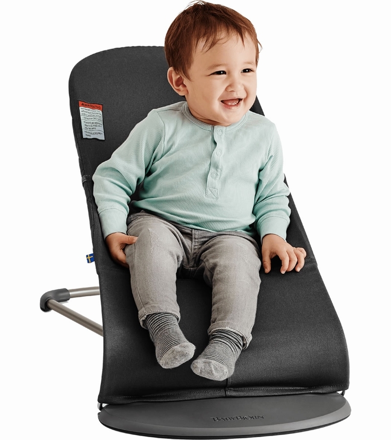 BabyBjorn Bouncer Bliss, 3D Jersey Light Beige / Light Gray Frame