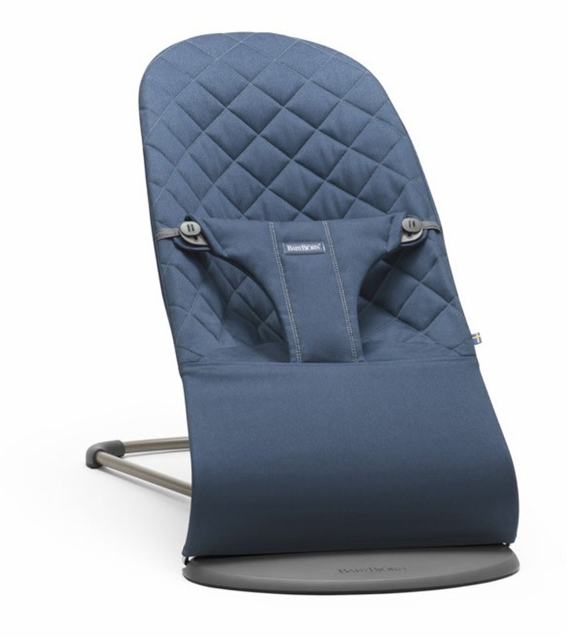 BabyBjorn Bouncer Bliss, Cotton Midnight Blue