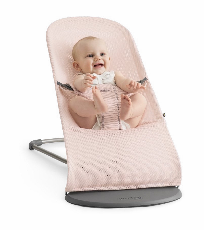 BabyBjorn Bouncer Bliss Powder Pink, Mesh