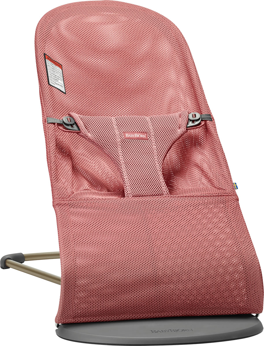 BabyBjorn Bouncer Bliss, Mesh Vintage Rose