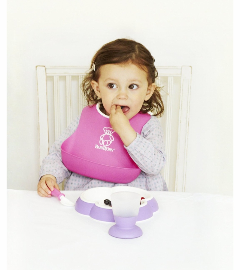 BabyBjorn Soft Bib in Pink