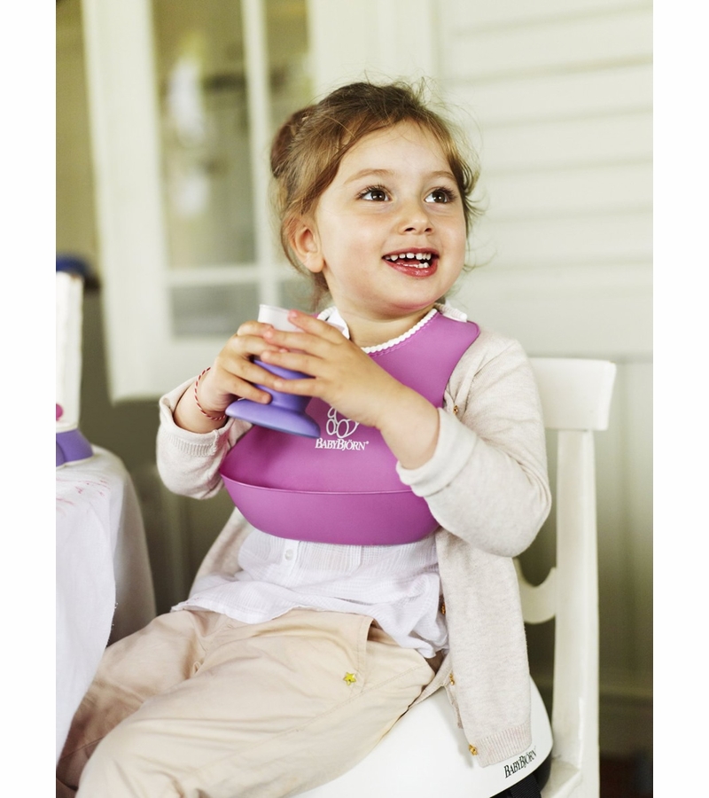 BabyBjorn Soft Bib in Pink