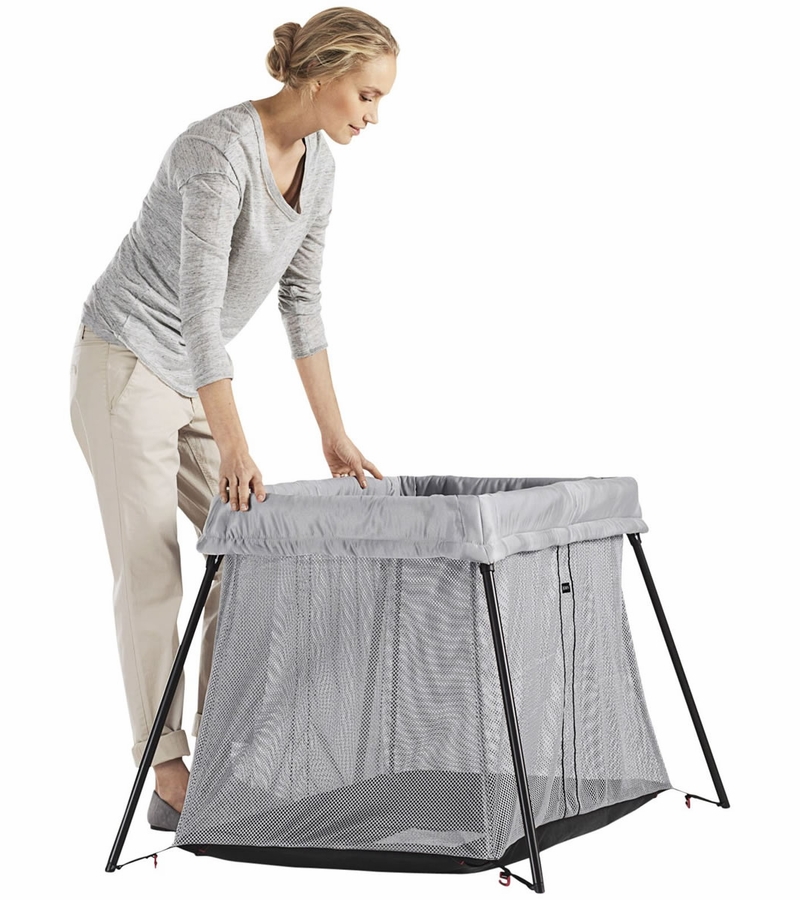BabyBjorn Travel Crib Light Silver