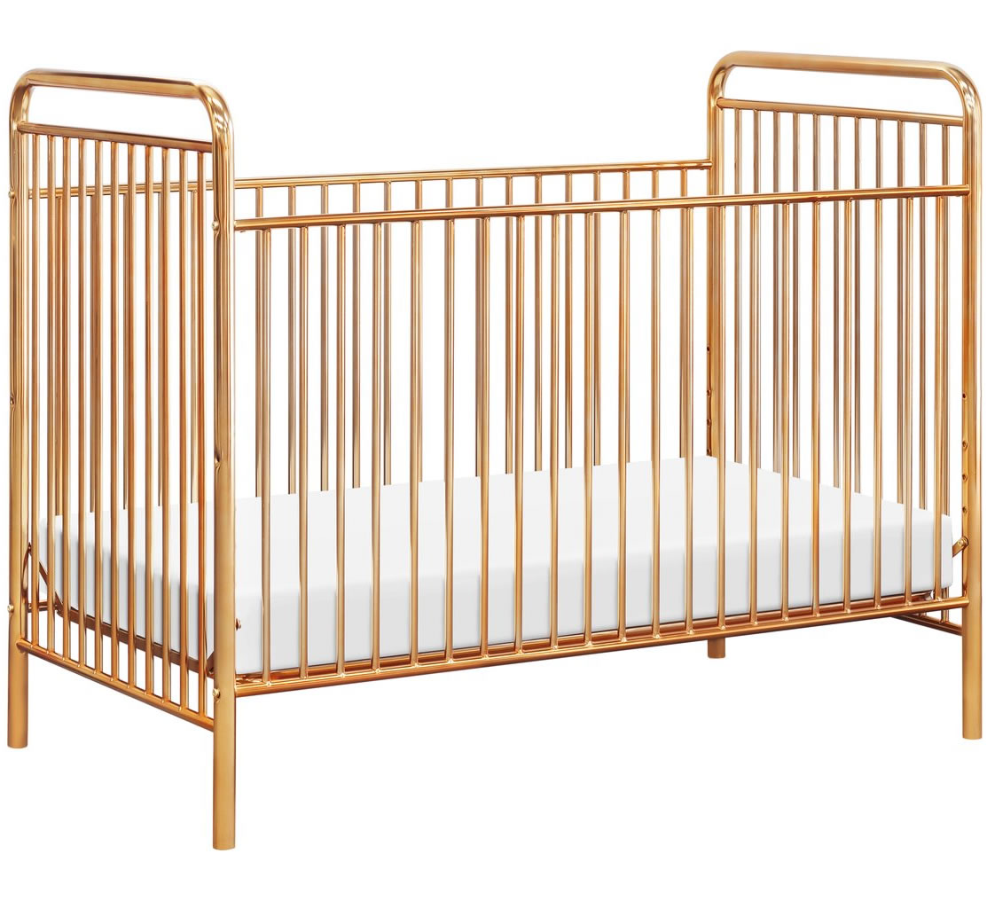 Babyletto Jubilee 3in1 Convertible Metal Crib Gold