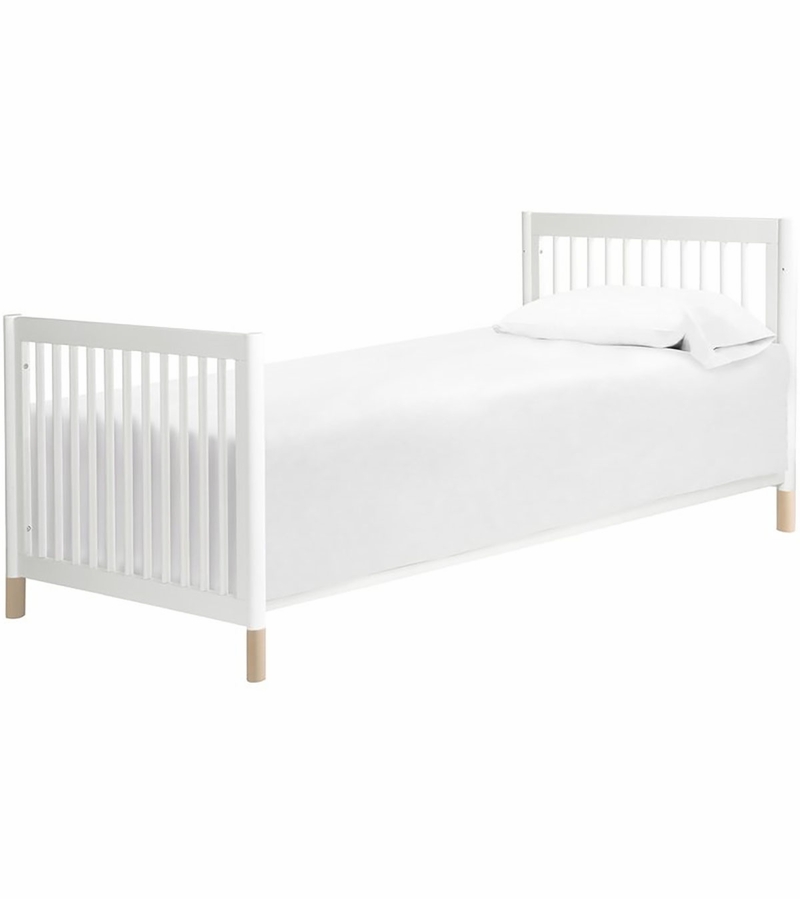 BabyLetto Gelato 2in1 Mini Crib White/Natural