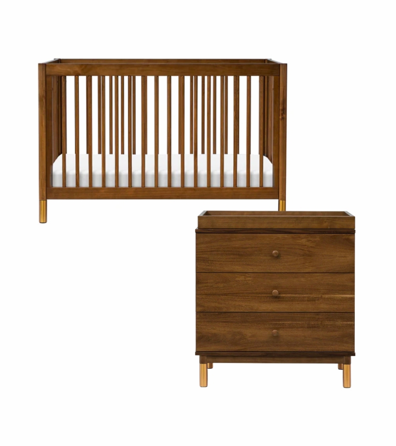 Babyletto Gelato 4in1 Convertible Crib + 3Drawer Changer Dresser