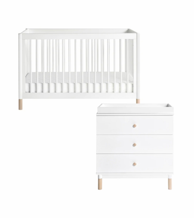 Babyletto Gelato 4in1 Convertible Crib + 3Drawer Changer Dresser