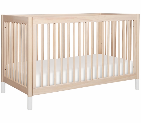 Babyletto Gelato 4-in-1 Convertible Crib w/Toddler Bed Conversion Kit - Washed Natural