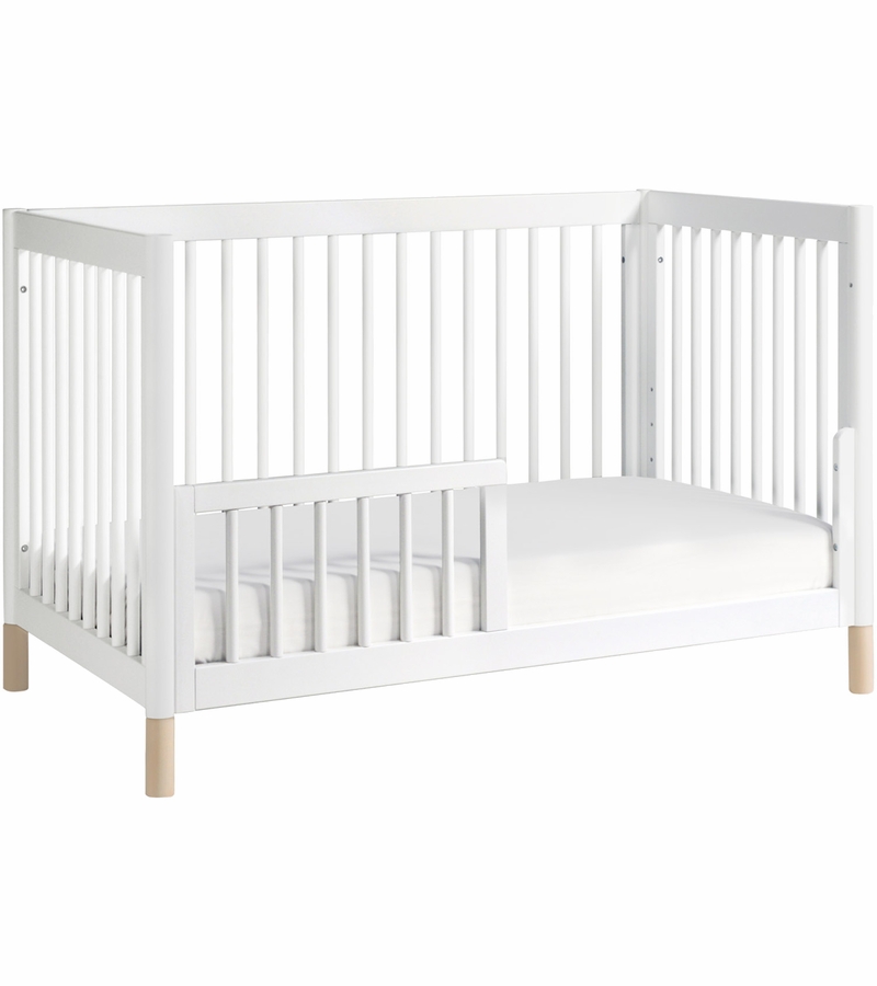 BabyLetto Gelato 4in1 Convertible Crib, Washed Natural Ft With