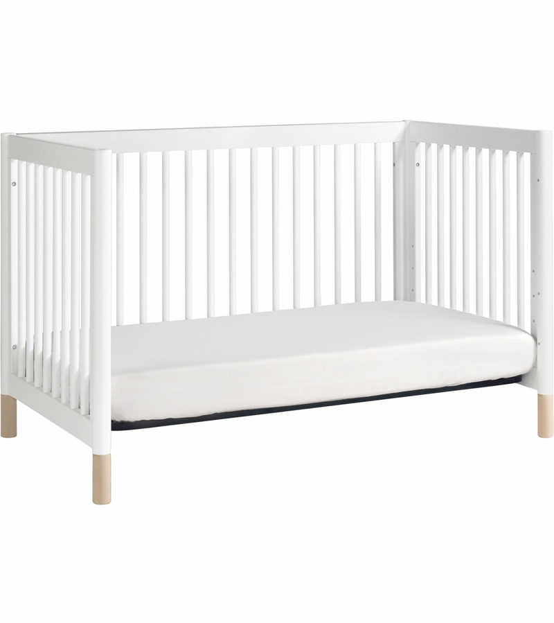 BabyLetto Gelato 4in1 Convertible Crib, Washed Natural Ft With