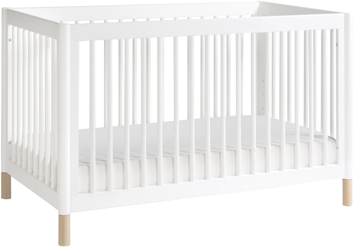 BabyLetto Gelato 4in1 Convertible Crib, Washed Natural Ft With