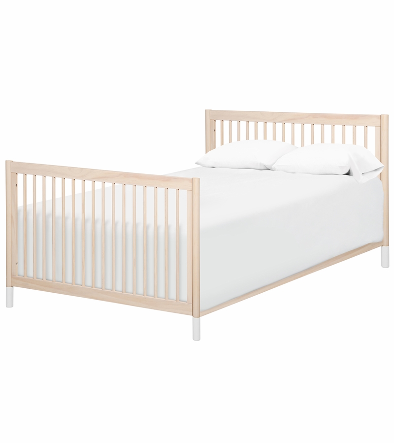 Babyletto Gelato 4in1 Convertible Crib, White Color Feet With Toddler Bed Conversion Kit in