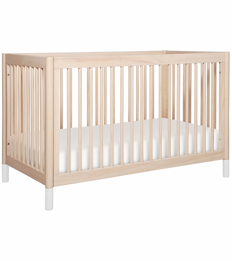 Babyletto Gelato 4in1 Convertible Crib, White Color Feet With Toddler