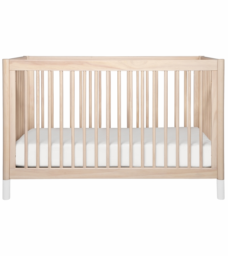 Babyletto Gelato 4in1 Convertible Crib, White Color Feet With Toddler