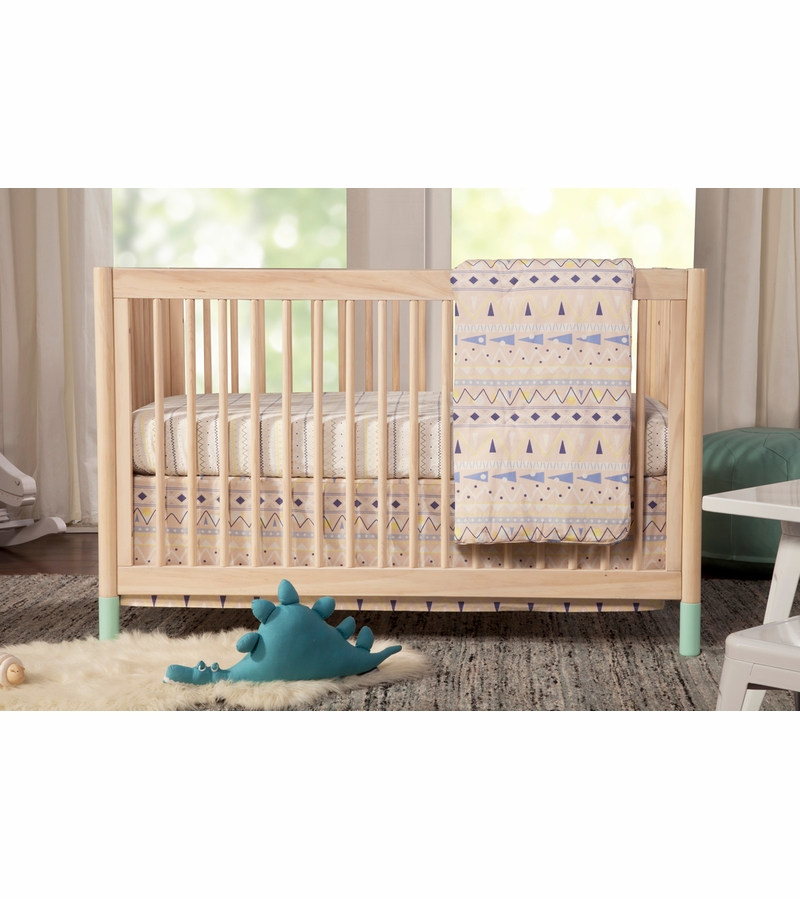 Babyletto Gelato 4in1 Convertible Crib, White Color Feet With Toddler
