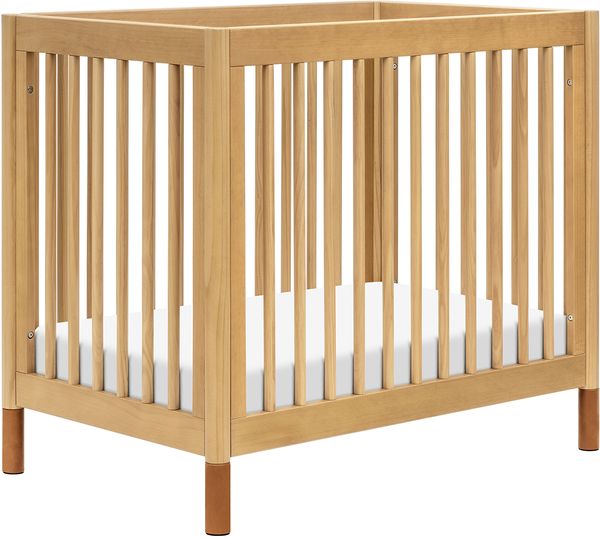 Babyletto Gelato 4in1 Convertible Mini Crib Honey w/ Vegan Tan