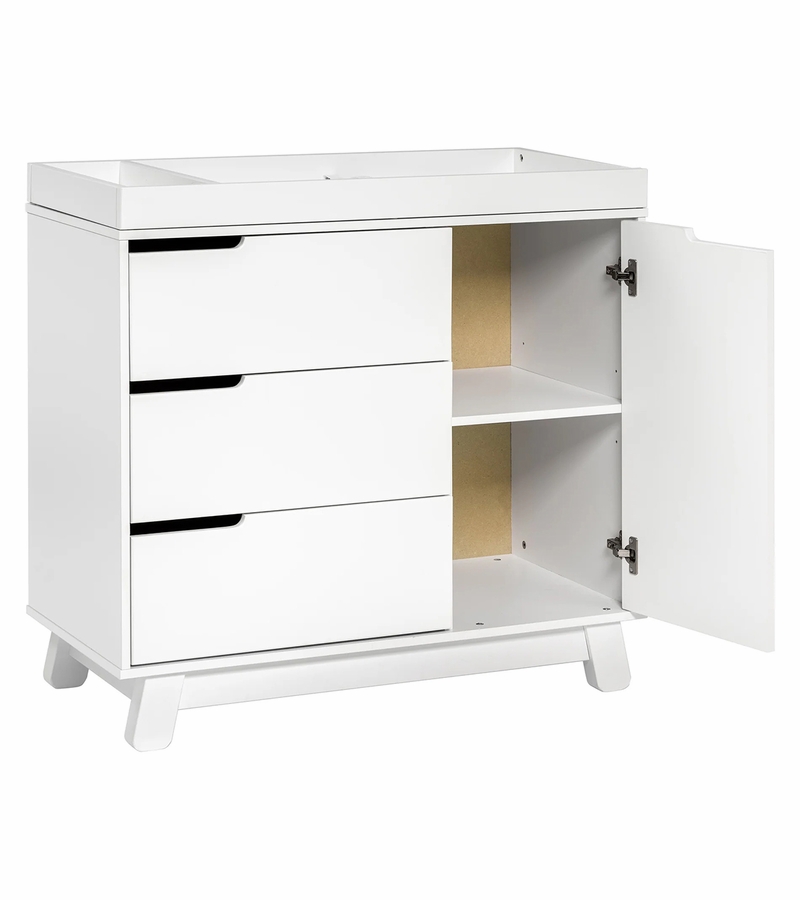 Babyletto Hudson 3Drawer Changer Dresser, KD w/Removable Changing Tray