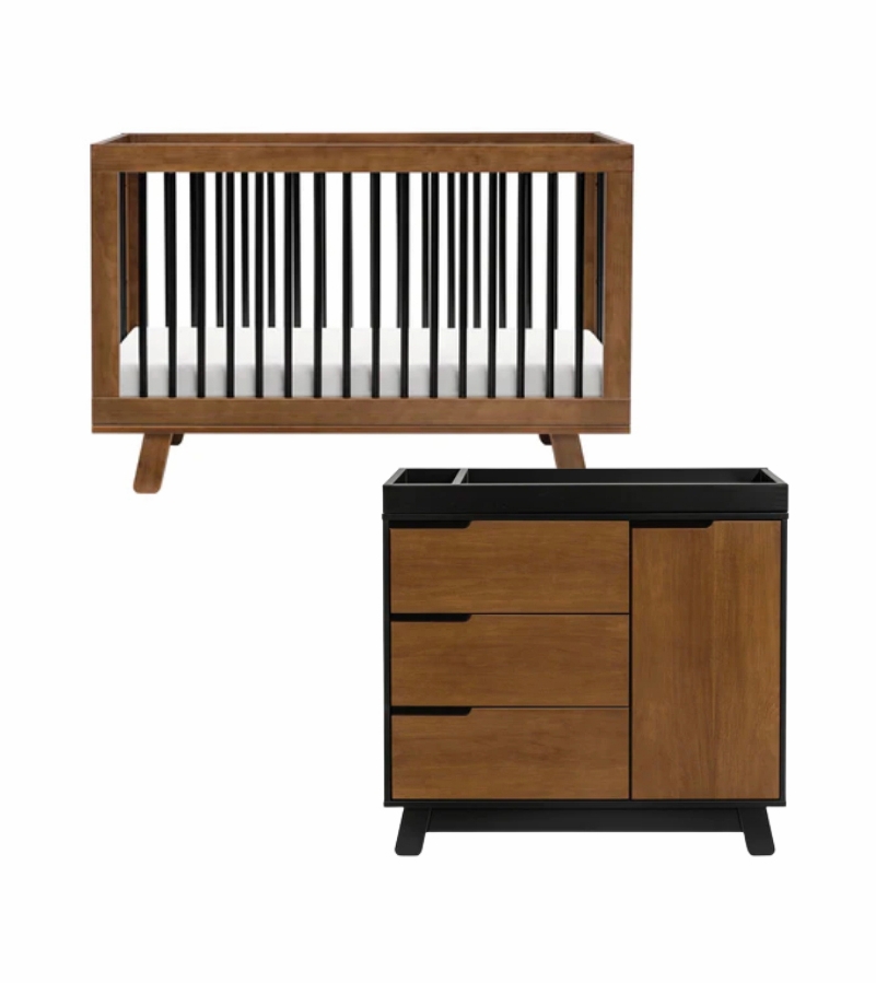 Babyletto Hudson 3in1 Convertible Crib + 3Drawer Changer Dresser
