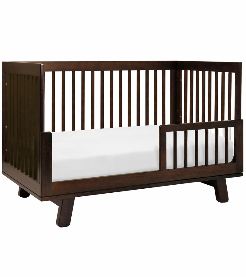 Babyletto Hudson 3in1 Convertible Crib with Toddler Bed Conversion Kit Espresso Finish