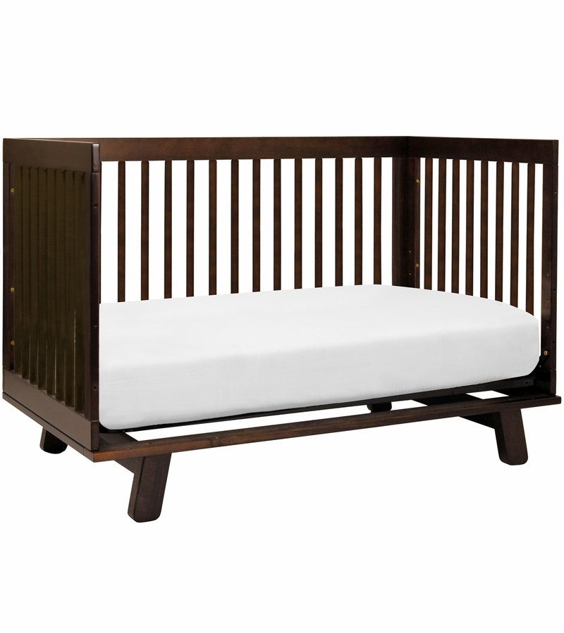 Babyletto Hudson 3in1 Convertible Crib with Toddler Bed Conversion Kit Espresso Finish