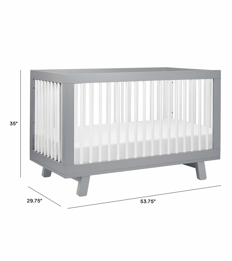 Babyletto Hudson 3in1 Convertible Crib with Toddler Bed Conversion