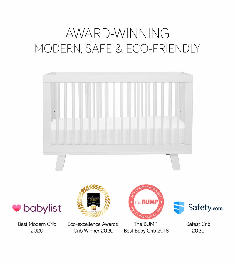 Babyletto Hudson 3in1 Convertible Crib with Toddler Bed Conversion