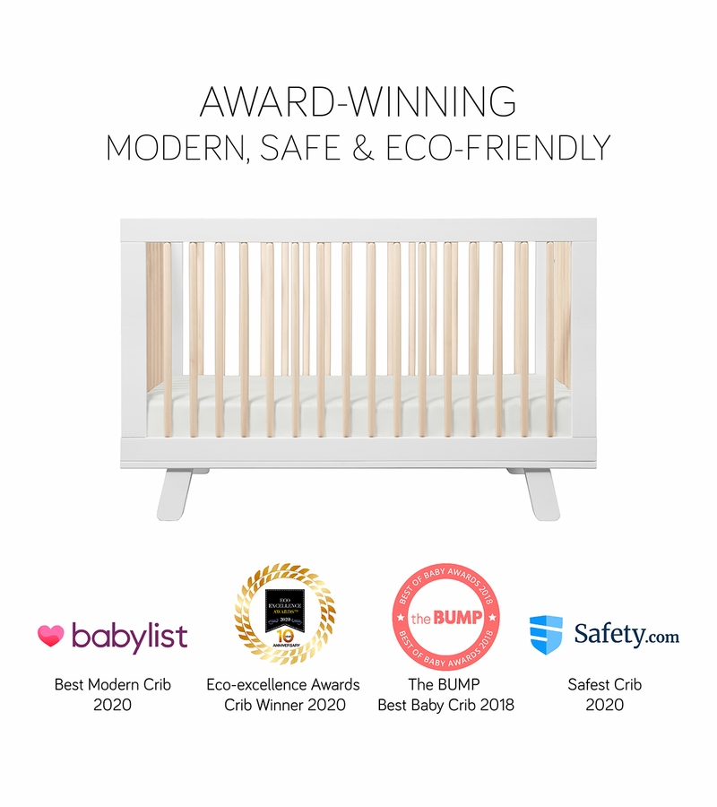 Babyletto Hudson 3in1 Convertible Crib with Toddler Bed Conversion