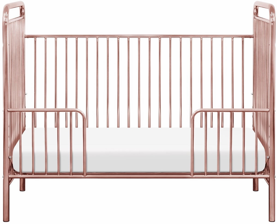 Babyletto Jubilee 3in1 Convertible Metal Crib Pink Chrome