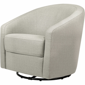 Babyletto Madison Swivel Glider - Performance Grey Eco-Twill