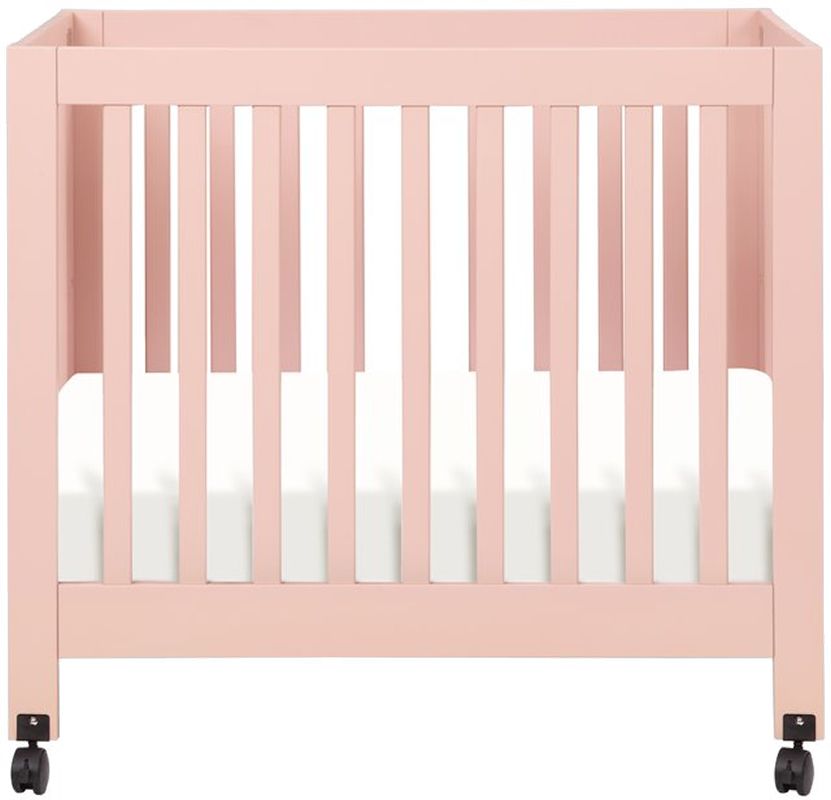 Babyletto Origami Mini Crib Petal Pink
