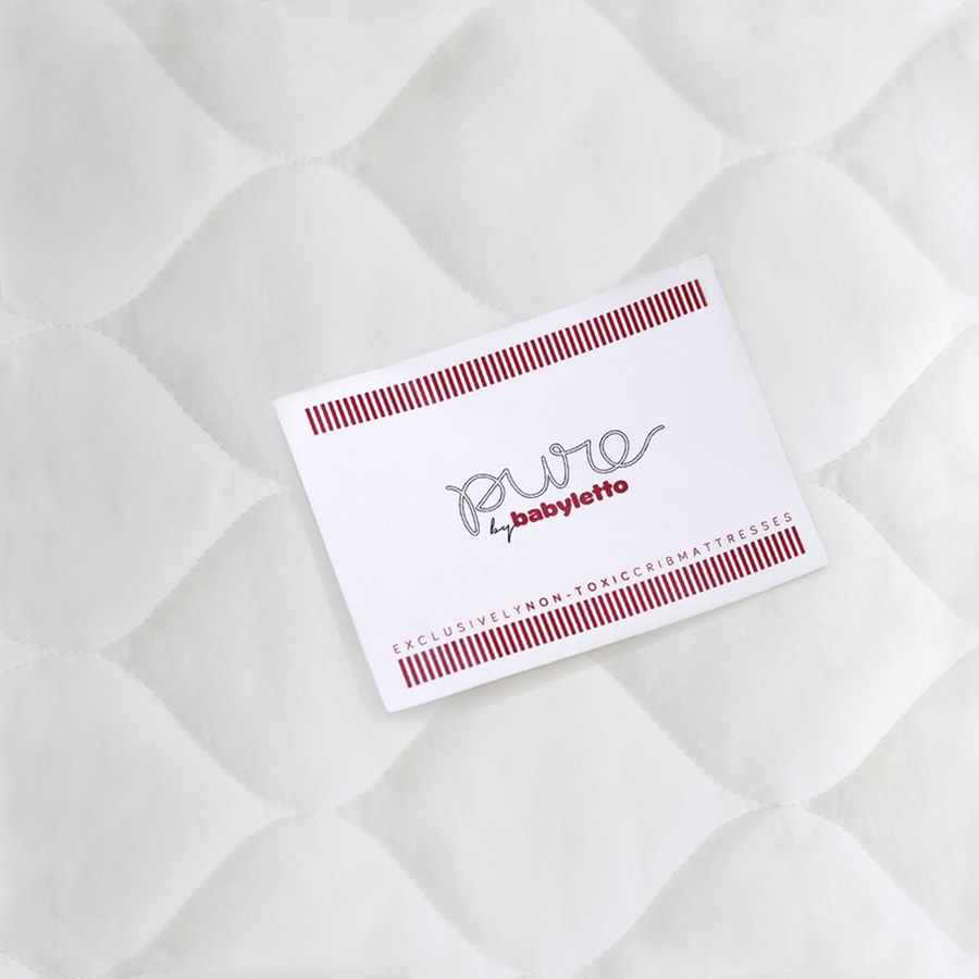 Babyletto Pure Core Crib Mattress + Hybrid Waterproof Cover