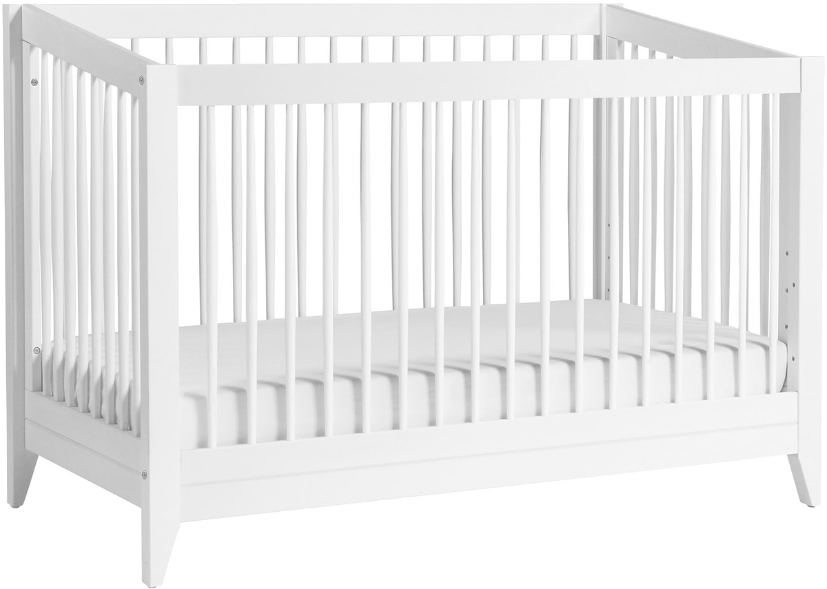 BabyLetto Sprout 4in1 Convertible Crib with Toddler Bed Conversion