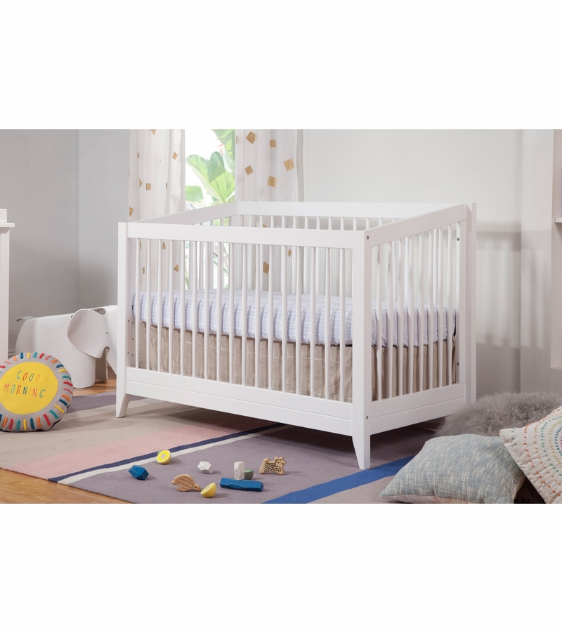 BabyLetto Sprout 4in1 Convertible Crib with Toddler Bed Conversion