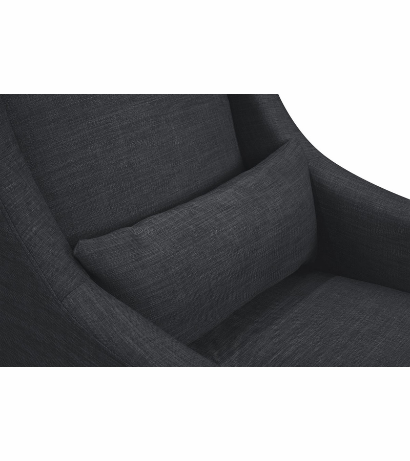 BabyLetto Toco Swivel Glider & Ottoman Coal Grey