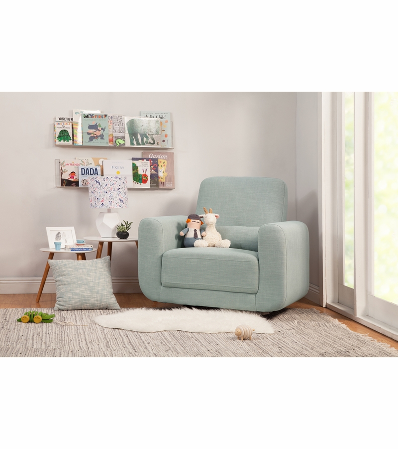 Babyletto Tuba Extra Wide Swivel Glider Sea Foam