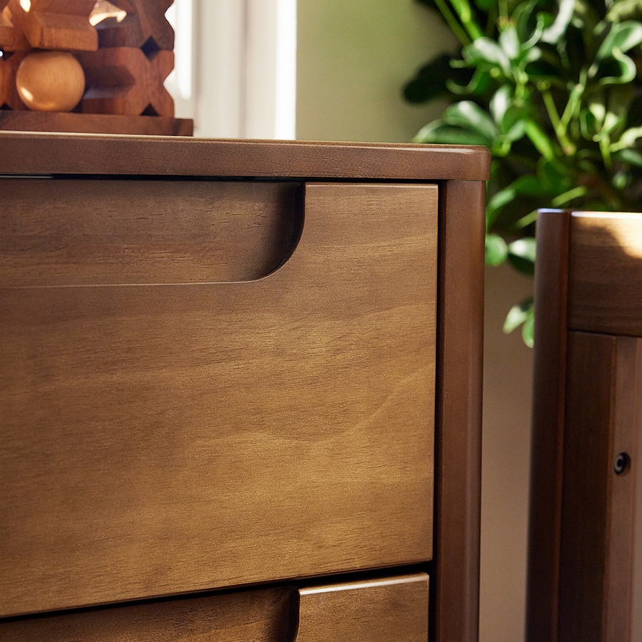 Babyletto Yuzu 6Drawer Dresser, KD Natural Walnut