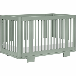Babyletto Yuzu 8-in-1 Convertible Crib with All-Stages Conversion Kit - Light Sage