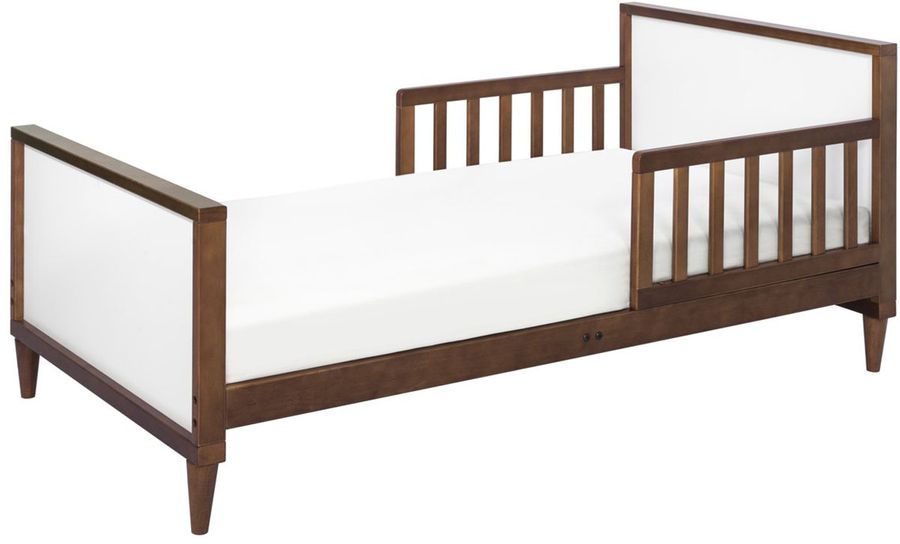 Babyletto Ziggy Toddler Bed White / Walnut
